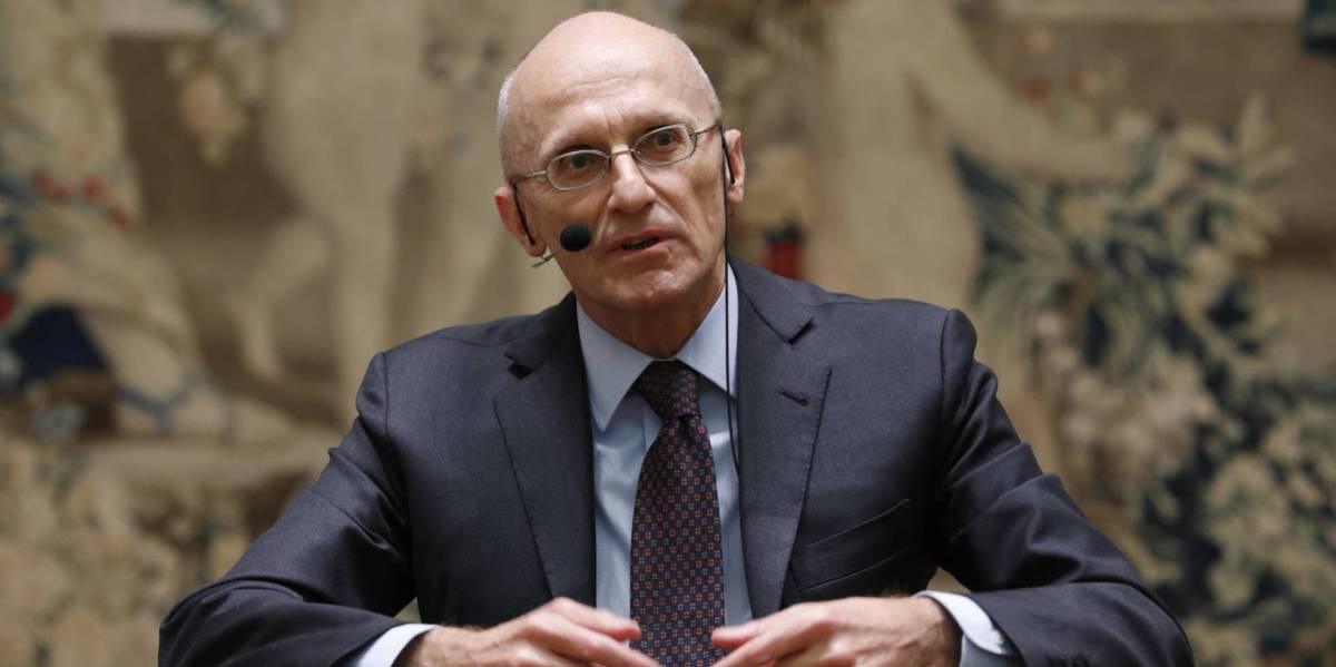 El presidente del Consejo de Supervisión del BCE, Andrea Enria.