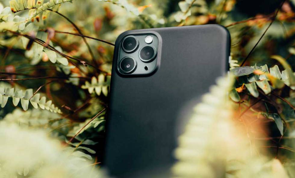 Cámara trasera de un iPhone de Apple
