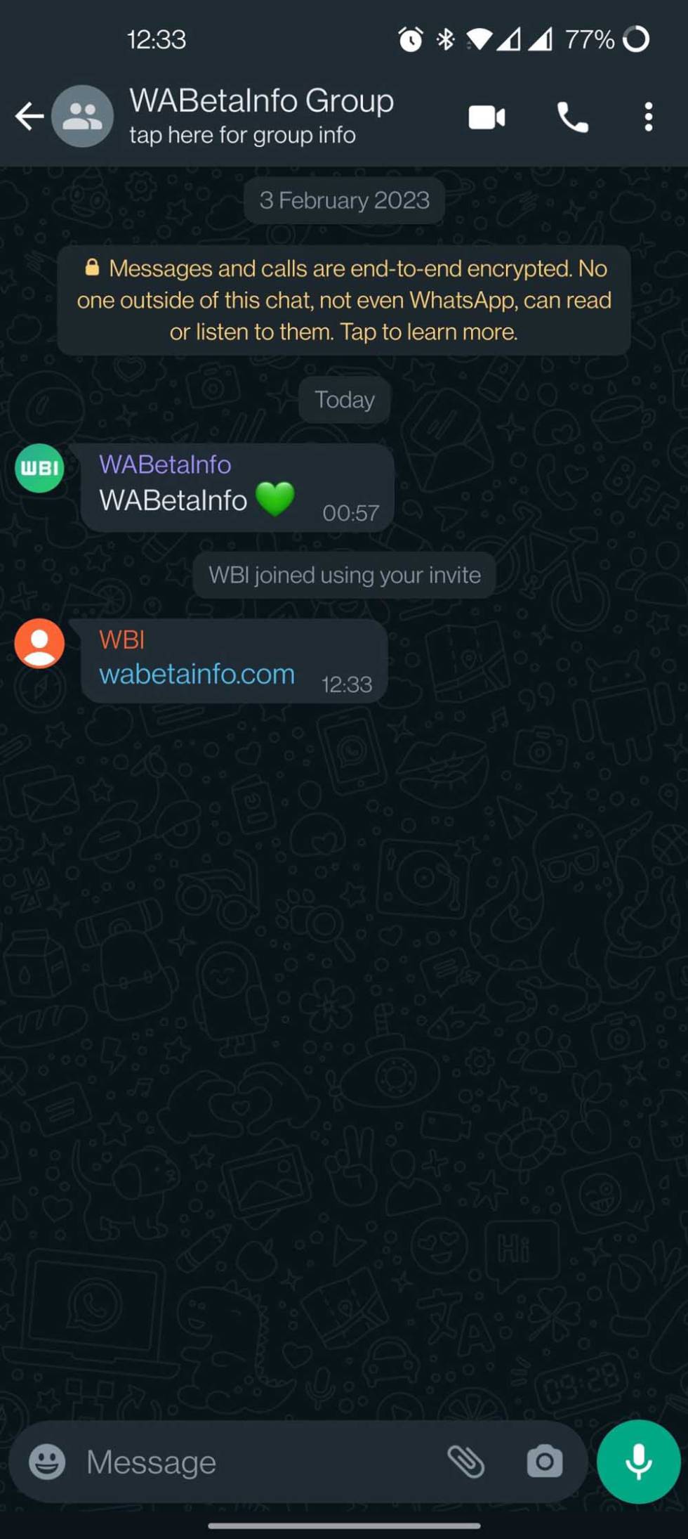 Nuevos iconos en los grupos de WhatsApp