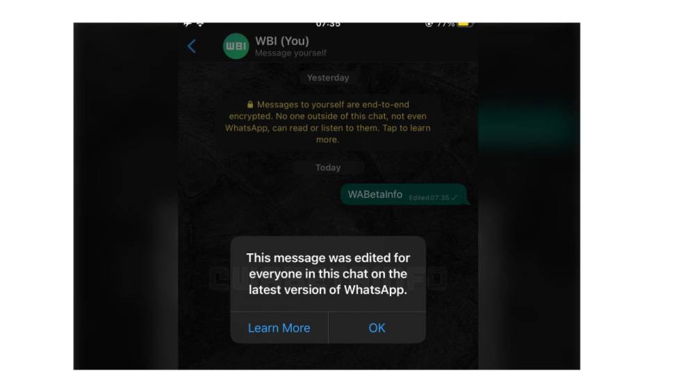 Por fin: WhatsApp permitirá editar mensajes muy pronto