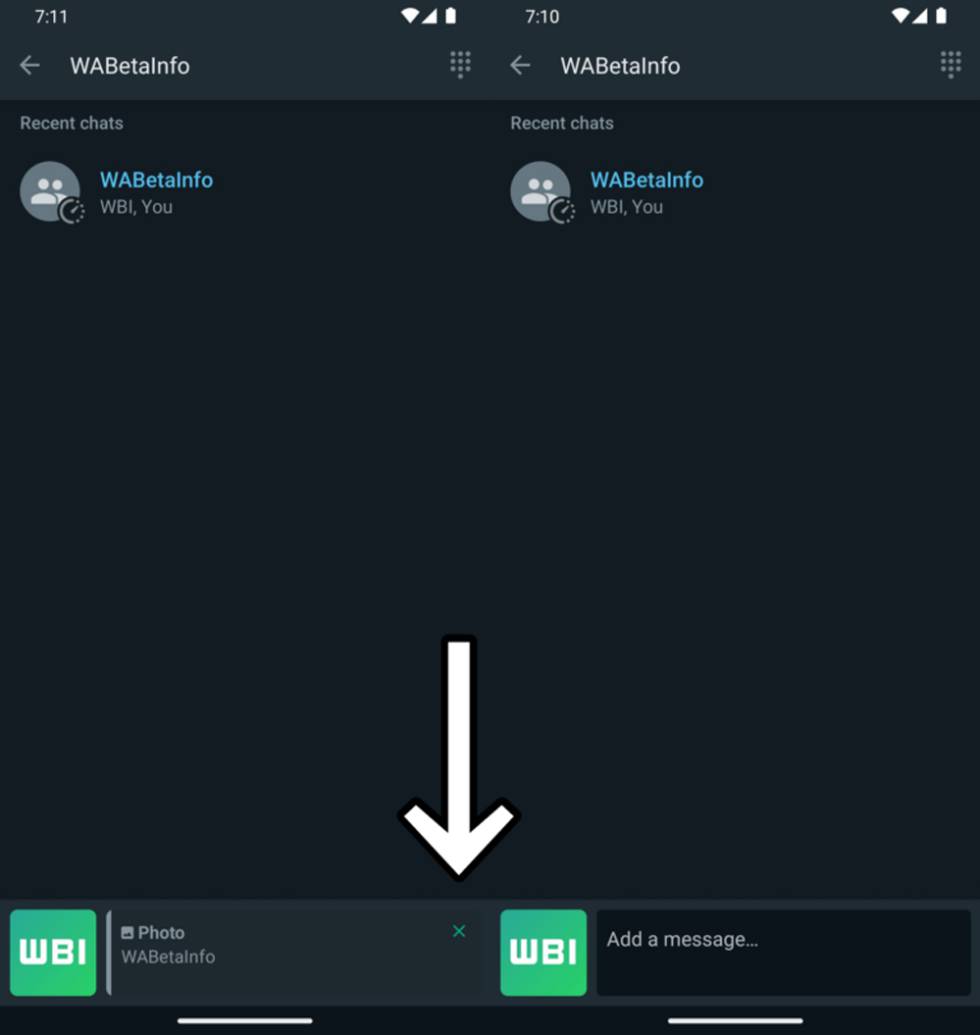 Edición de comentarios en las imágenes de WhatsApp