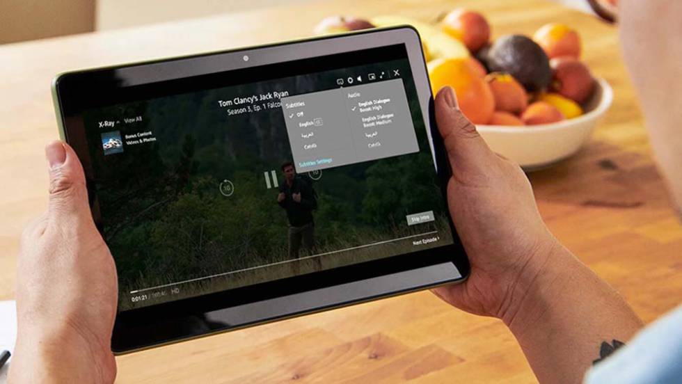 Uso de Dialogue Boost en un tablet