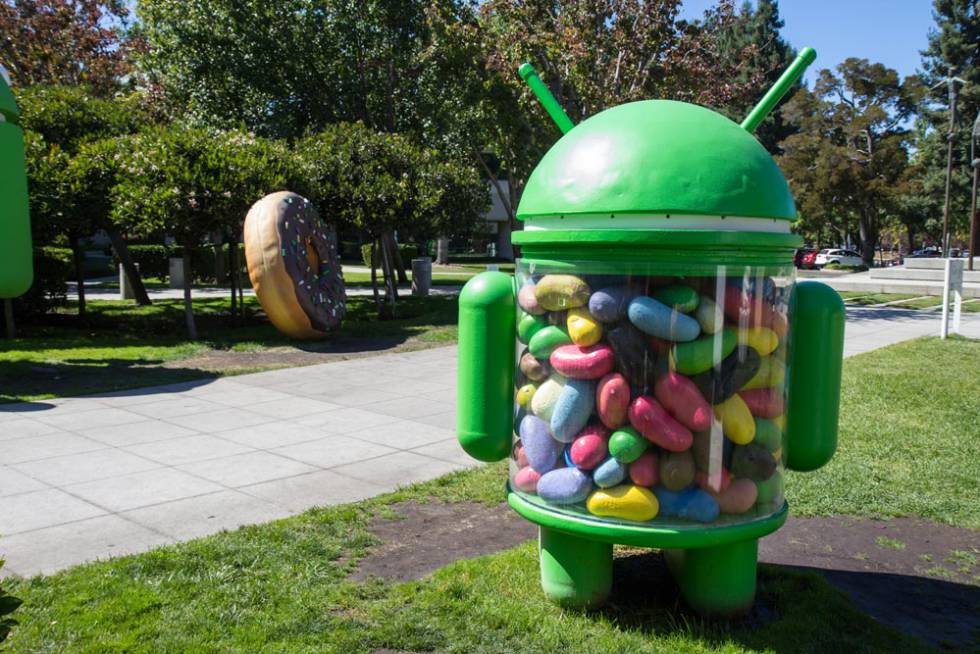 Estatua de Android KitKat