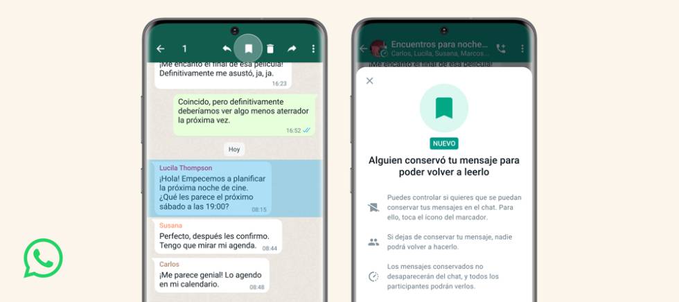 Nueva funcion Conservar el chat de WhastApp