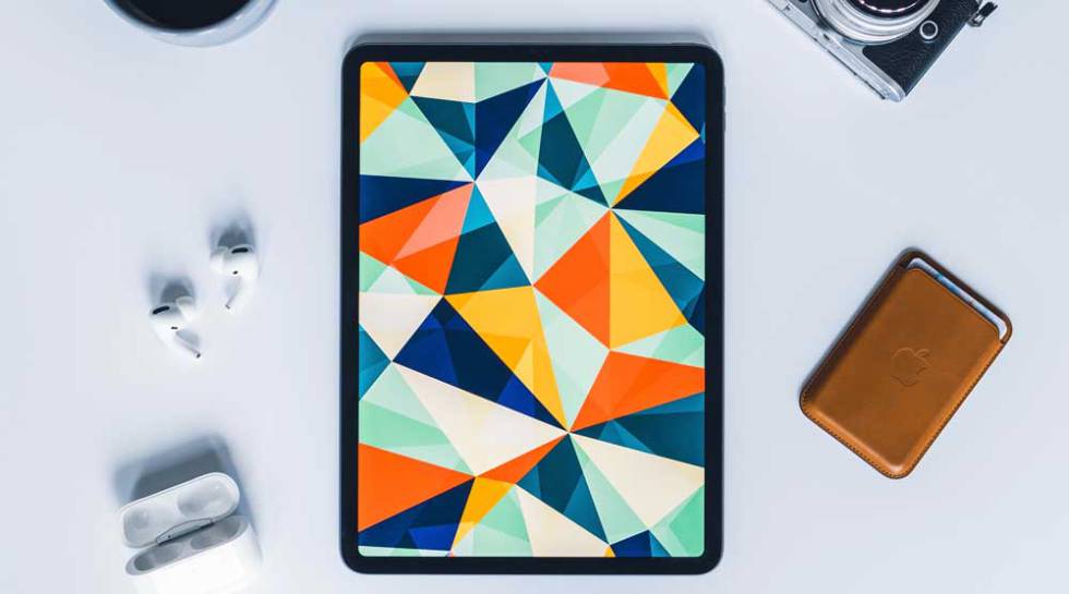 Pantalla de un iPad de Apple