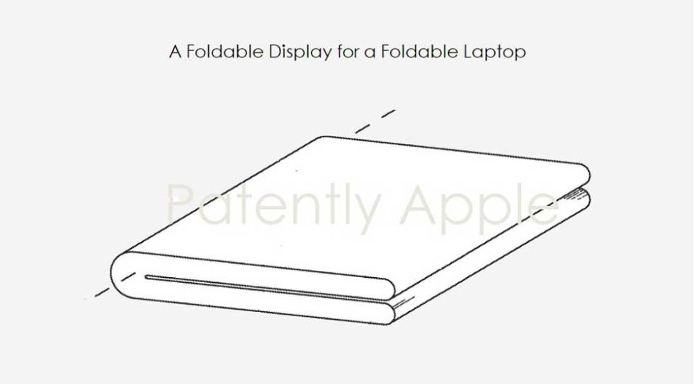 Patente de dispositivo plegable de Apple