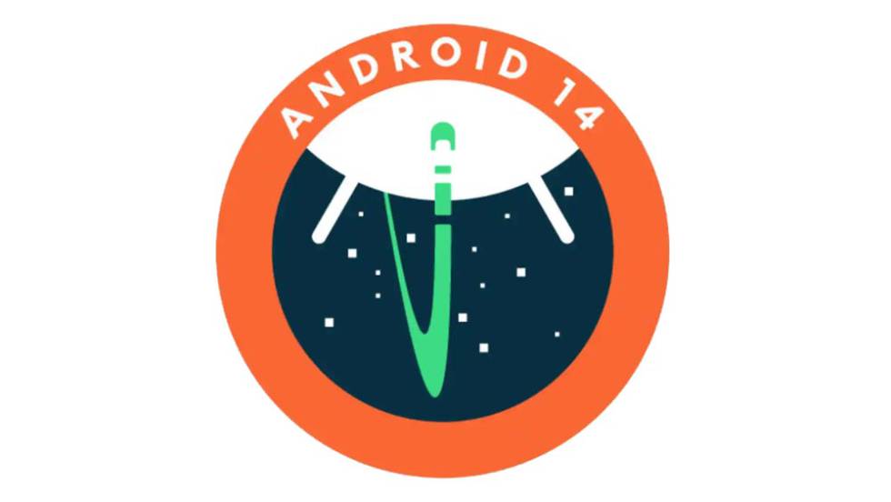 Logo de Android 14