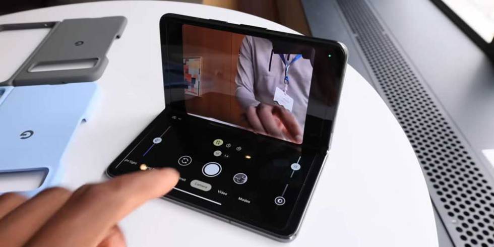 Uso doblado del Google Pixel Fold