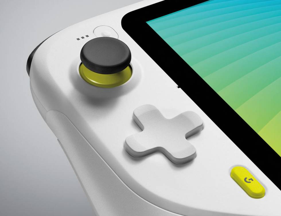 Botones de la consola Logitech G CLOUD Gaming Handheld