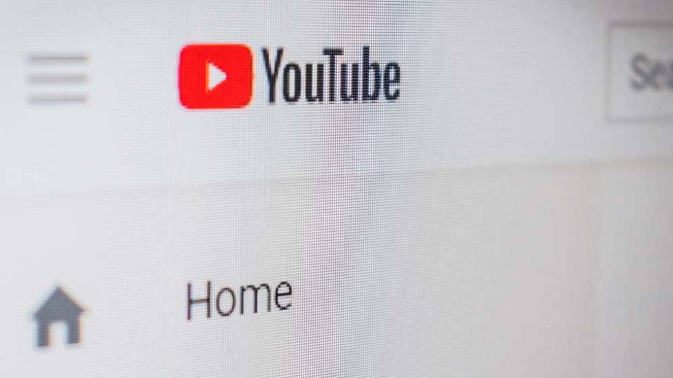 Logotipo de YouTube en el nevegador Chrome