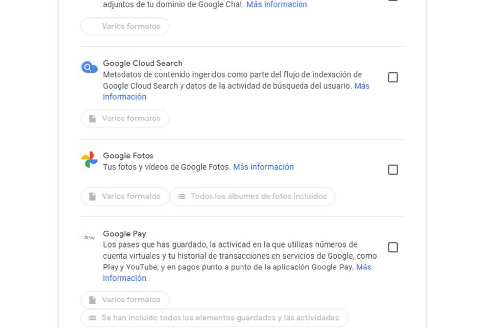 Hacer copia de segurida de Google Fotos