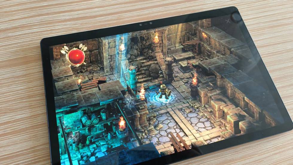 Juego en el tablet ZTE Nubia Pad 3D