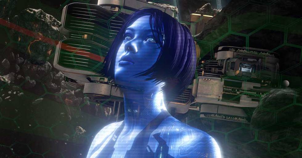 Imagen virtual del asistente Cortana