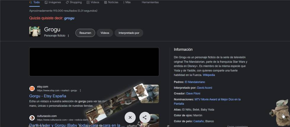 Este easter egg de Google hará las delicias de los amantes de Star Wars
