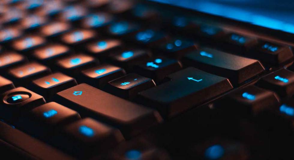 Teclado de Windows iluminado