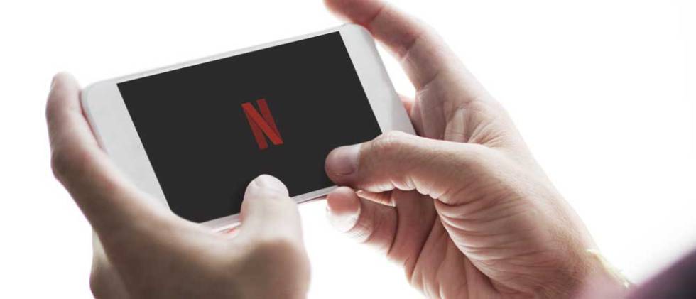 Logo de Netflix en la pantalla de un smartphone