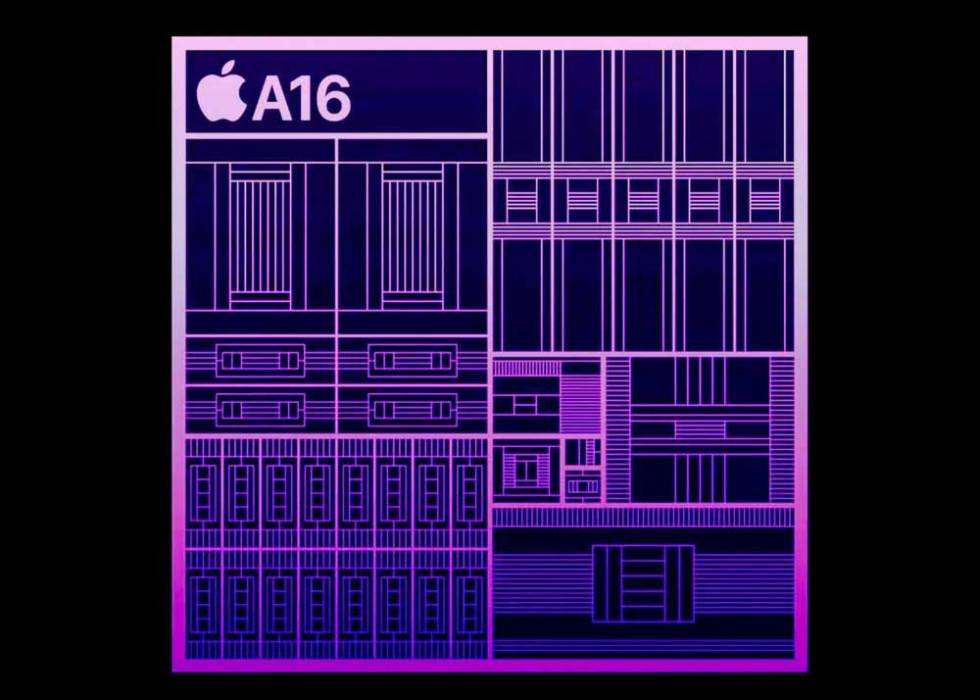 Estructura del procesador Apple A16 Bionic