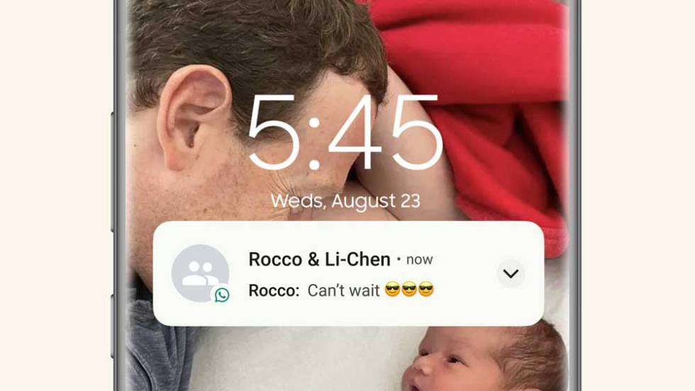 Notificación grupo WhatsApp sin nombre