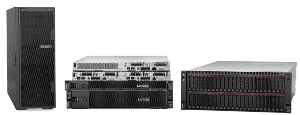 Familia de serviores ThinkSystem V3 de Lenovo