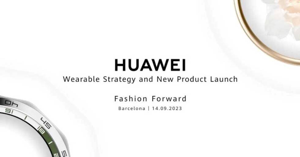 Invitación a un evento de Huawei