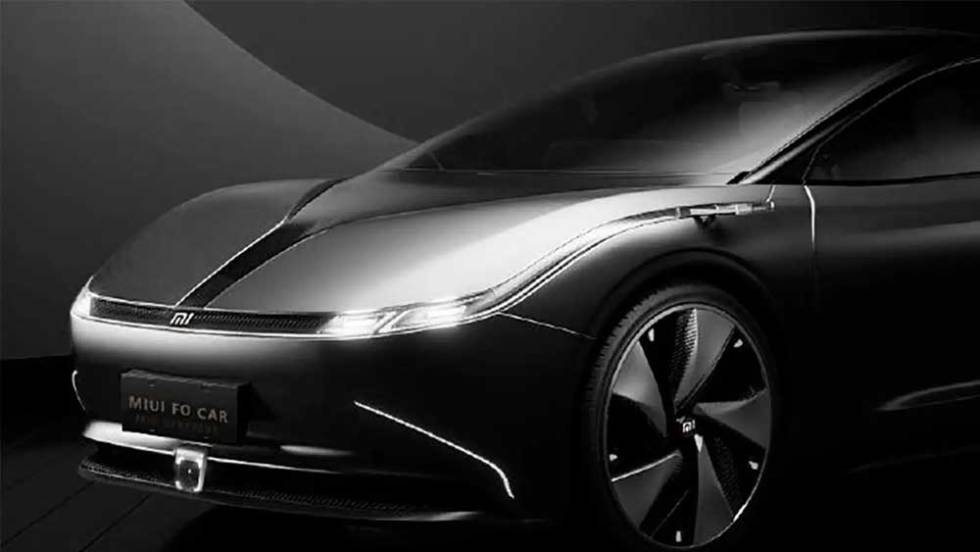 Posible frontal del coche electrico de Xiaomi