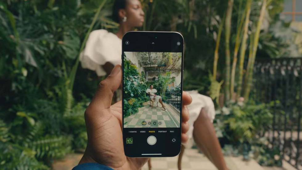 Uso de la cámara de un iPhone 15