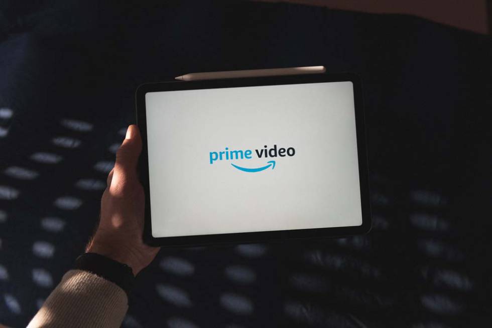 Logo de Prime Video en un tablet