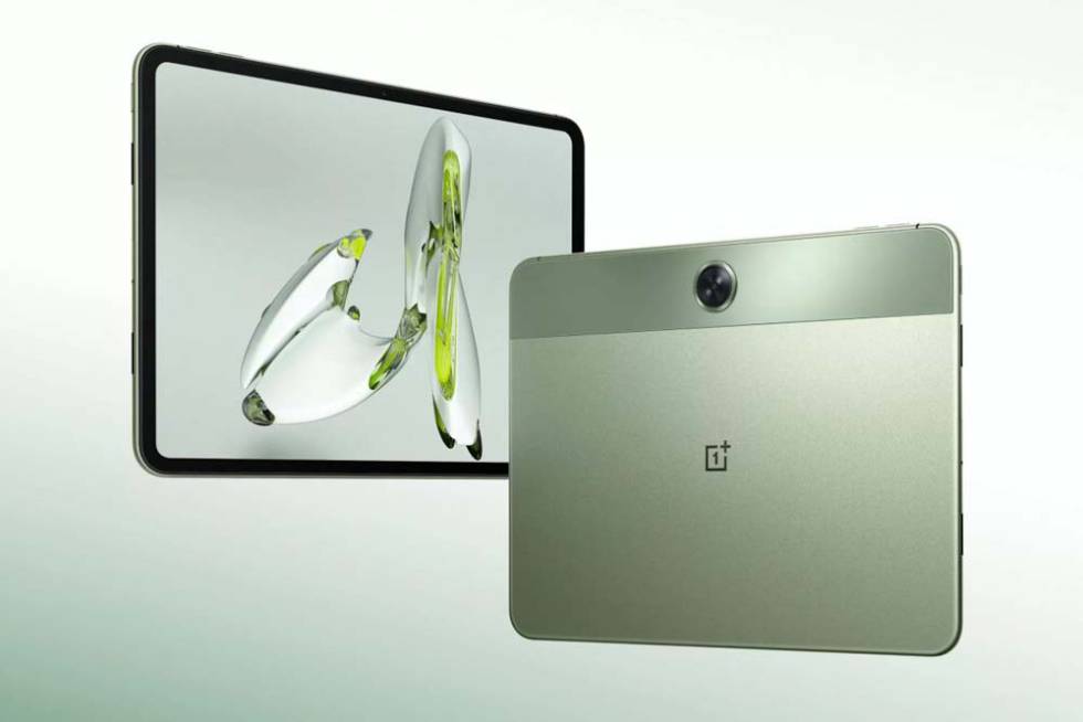 OnePlus Pad Go de color verde