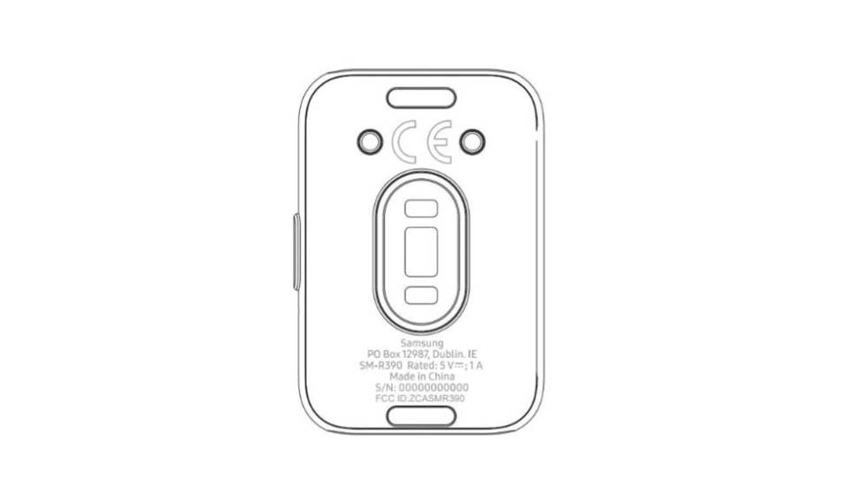 Diseño pulsera inteligente de Samsung