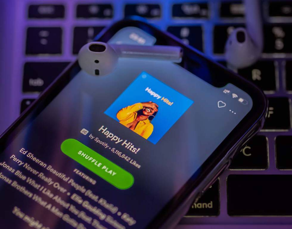 uso de la aplicación de Spotify