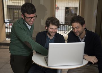 Jorge Tello, Ignacio Mdrano y Alberto Giménez
