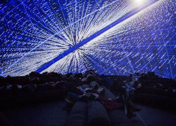 Una de las proyecciones del escenario Sónar360 byMEDIAPRO.