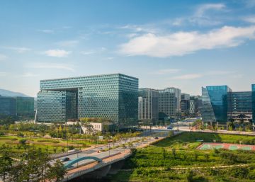 Pangyo, en la provincia de Gyeonggi a unos 40 kilómetros al sur del centro de Seúl.
