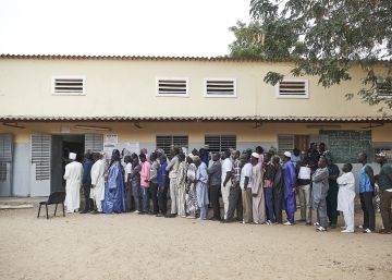 Colas electorales en Dakar