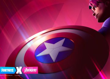 Imagen promocional del 'crossover' entre 'Fortnite' y 'Vengadores: Endgame'