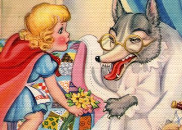 Ilustración de Caperucita Roja (c. 1940)