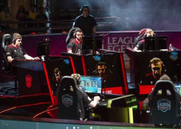 Semifinales del campeonato de Europa de 'League of Legends' en el Palacio Vistalegre de Madrid en septiembre de 2018.