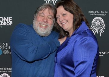 Steve Wozniak y su mujer, Janet Hill, en marzo de 2018