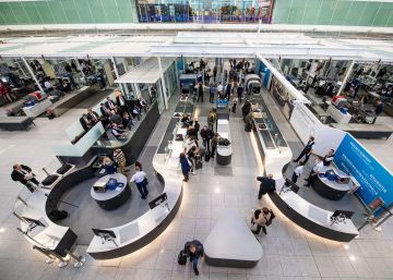 Control de seguridad en el aeropuerto de Múnich