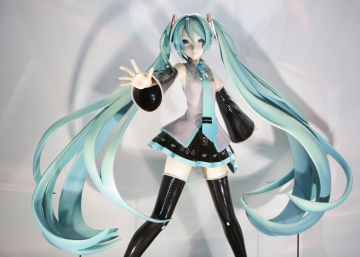 Figura en tamaño real de Hatsune Miku.