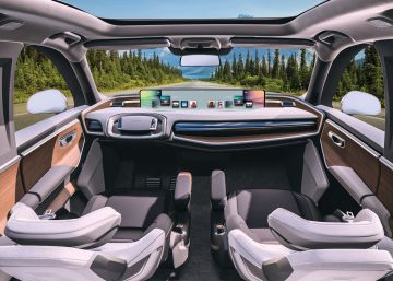 Propuesta de cabina de coche autónomo de Faurecia