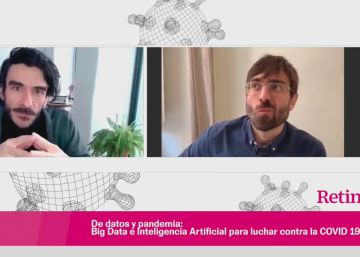 Jaime García Cantero, director de Contenidos del Foro Retina; y Kiko Llaneras, periodista de datos de EL PAÍS.