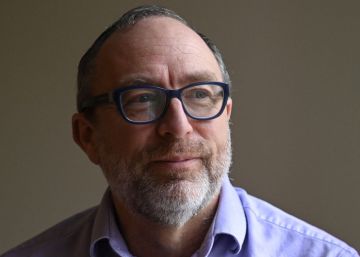 Jimmy Wales, fundador de Wikipedia, en Londres este miércoles.