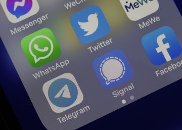 Pantalla de inicio de un móvil