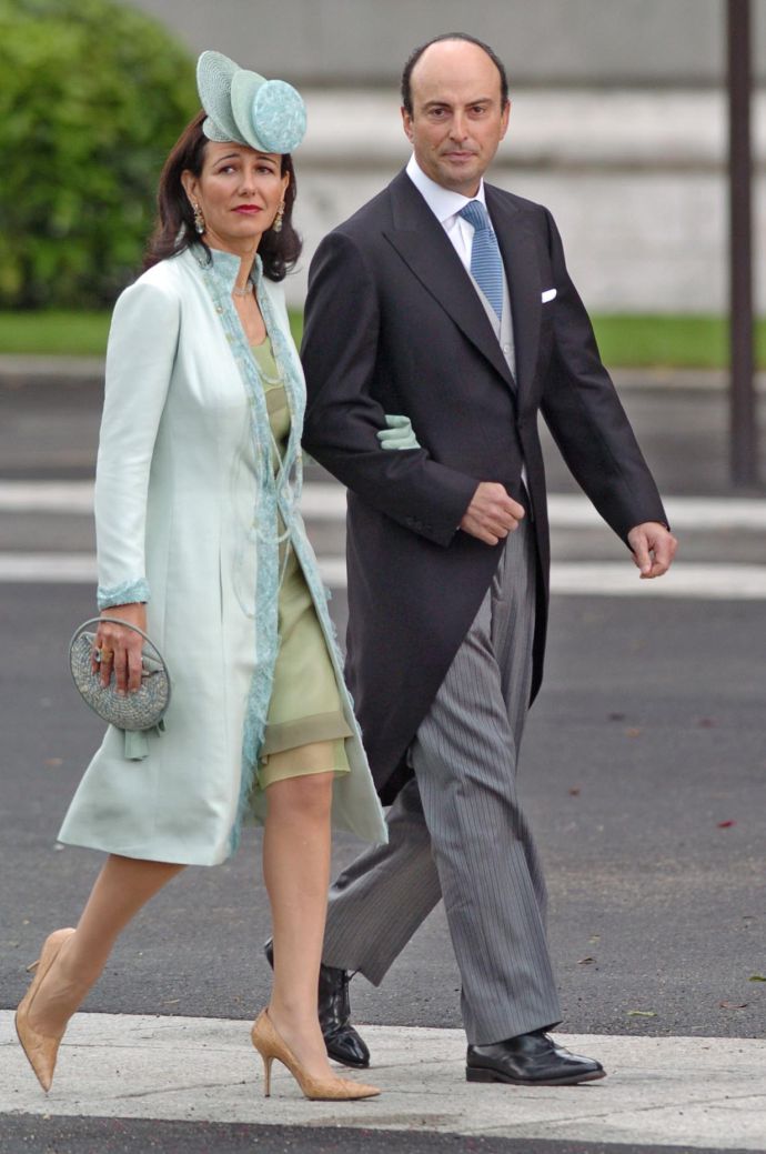Ana Patricia Botín con su marido, Guillermo Morenés Mariateguia