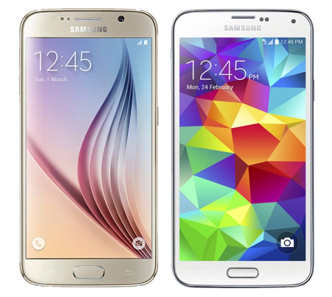 Samsung Galaxy S6: comparación de tamaño frente a la competencia