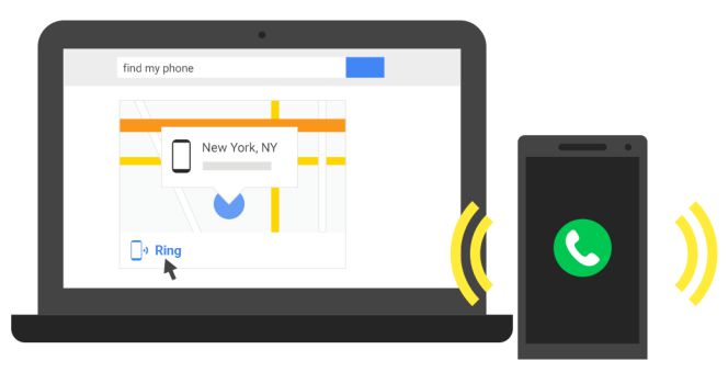 Google te ahorra entrar en “Encontrar mi dispositivo” ofreciéndote la localización con una búsqueda