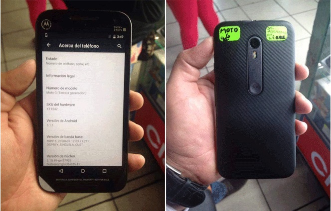 Aparecen las primeras imágenes reales del nuevo Motorola Moto G de 2015 |  Smartphones | Cinco Días