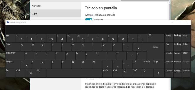 Crónica meditación ladrón Cómo utilizar el teclado en pantalla de Windows 10 | Lifestyle | Cinco Días
