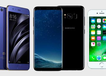 Comparativa del nuevo Xiaomi Mi6 frente al iPhone 7 y Samsung Galaxy S8